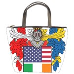 Half Irish American Crest (2) Bucket Bag