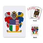 Half Irish American Crest (2) Playing Cards Single Design