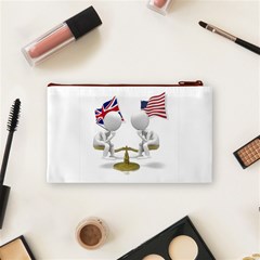 Heritage American/British Cosmetic Bag (Small) from ArtsNow.com Back