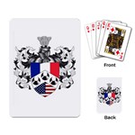 Half France American Crest Playing Cards Single Design