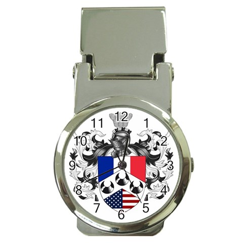 Half France American Crest Money Clip Watch from ArtsNow.com Front