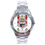 Half Netherlands American Crest Stainless Steel Analogue Men’s Watch