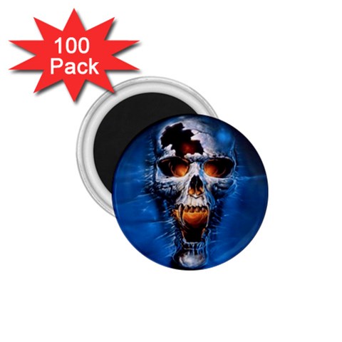 Scary Skull  1.75  Magnet (100 pack)  from ArtsNow.com Front