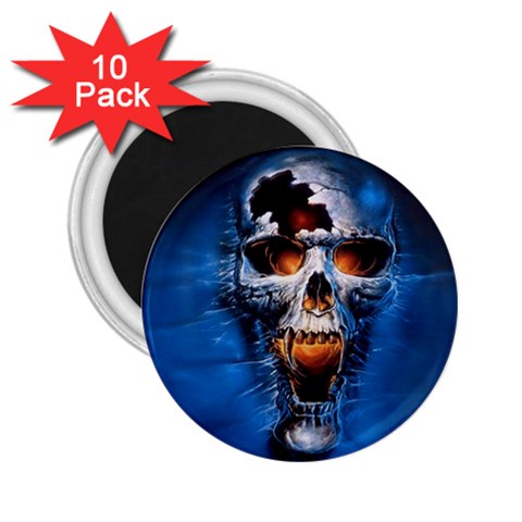 Scary Skull  2.25  Magnet (10 pack) from ArtsNow.com Front