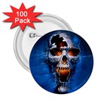 Scary Skull  2.25  Button (100 pack)