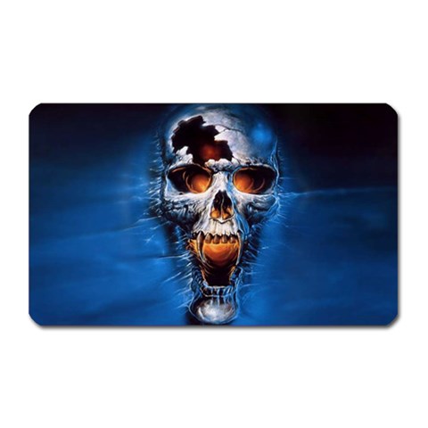 Scary Skull  Magnet (Rectangular) from ArtsNow.com Front