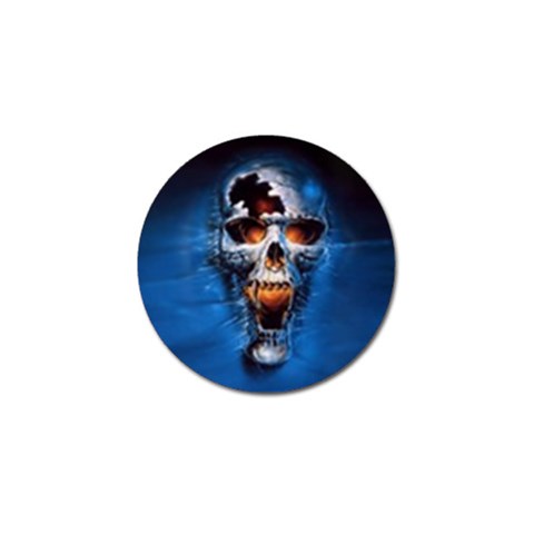 Scary Skull  Golf Ball Marker from ArtsNow.com Front