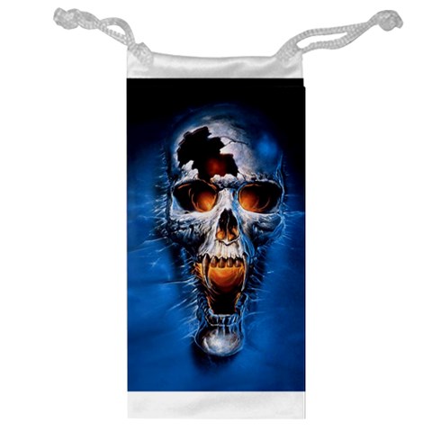 Scary Skull  Jewelry Bag from ArtsNow.com Front