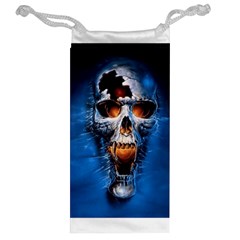 Scary Skull  Jewelry Bag from ArtsNow.com Back