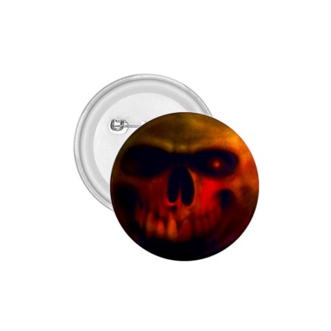 Scary Skull  1.75  Button from ArtsNow.com Front