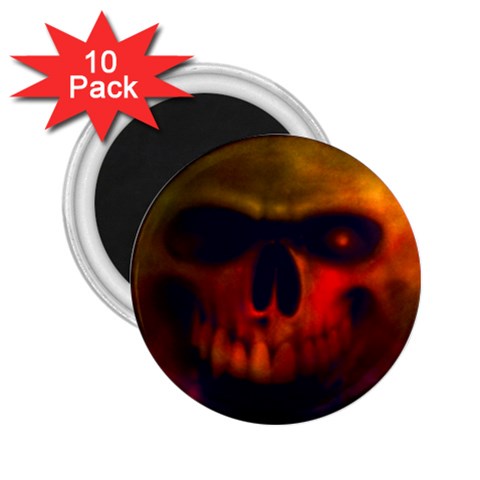 Scary Skull  2.25  Magnet (10 pack) from ArtsNow.com Front