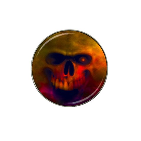 Scary Skull  Hat Clip Ball Marker (4 pack) from ArtsNow.com Front