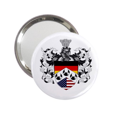 Heritage German American  2.25  Handbag Mirror from ArtsNow.com Front