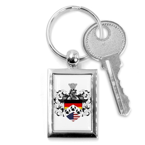 Heritage German American  Key Chain (Rectangle) from ArtsNow.com Front