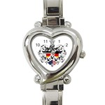 Heritage German American  Heart Italian Charm Watch