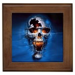 Scary Skull  Framed Tile