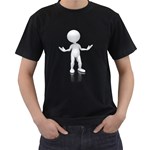 Figure Confused 1600 Clr Black T-Shirt