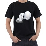 Stick Figure Despair Pc 1600 Clr Black T-Shirt