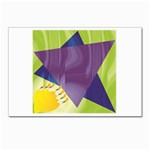 Jewish Star Menora Postcard 5  x 7 