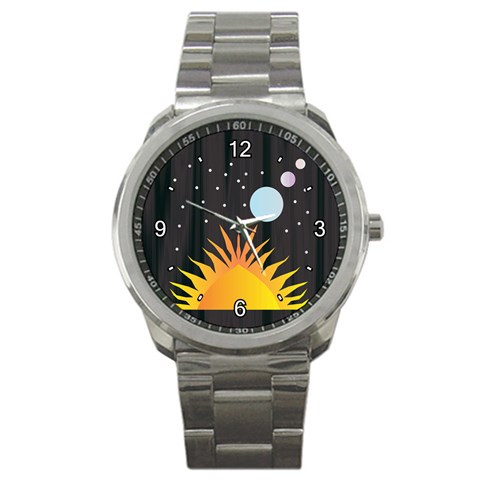 Cosmos Sport Metal Watch from ArtsNow.com Front