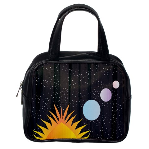 Cosmos Classic Handbag (Two Sides) from ArtsNow.com Back