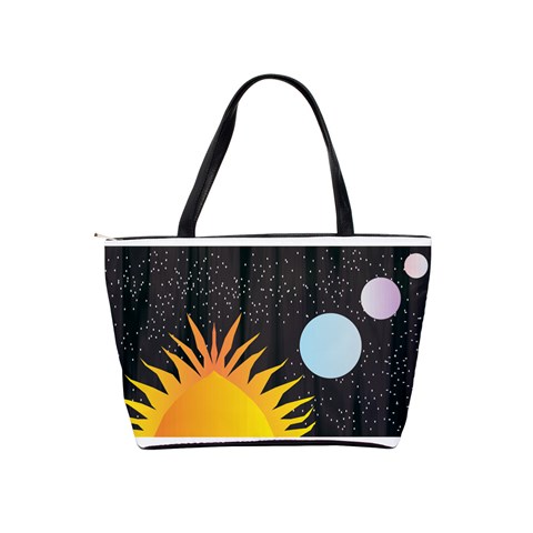 Cosmos Classic Shoulder Handbag from ArtsNow.com Back