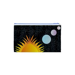 Cosmos Cosmetic Bag (Small) from ArtsNow.com Back