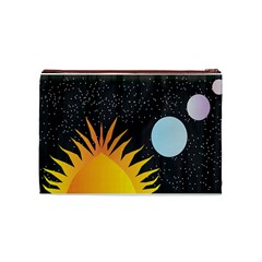 Cosmos Cosmetic Bag (Medium) from ArtsNow.com Back