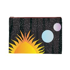 Cosmos Cosmetic Bag (Large) from ArtsNow.com Front