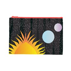 Cosmos Cosmetic Bag (Large) from ArtsNow.com Front