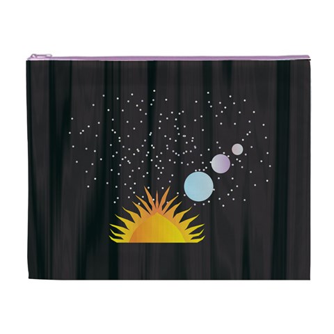 Cosmos Cosmetic Bag (XL) from ArtsNow.com Front