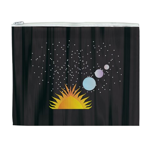 Cosmos Cosmetic Bag (XL) from ArtsNow.com Front