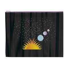 Cosmos Cosmetic Bag (XL) from ArtsNow.com Front