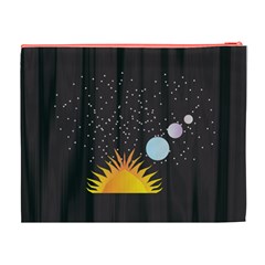 Cosmos Cosmetic Bag (XL) from ArtsNow.com Back