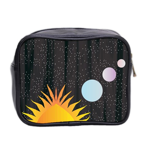 Cosmos Mini Toiletries Bag (Two Sides) from ArtsNow.com Back