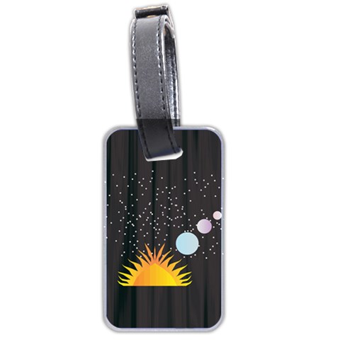 Cosmos Luggage Tag (two sides) from ArtsNow.com Back