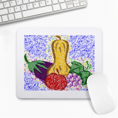 Fruit and Veggies Large Mousepad from ArtsNow.com Front