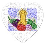 Fruit and Veggies Jigsaw Puzzle (Heart)