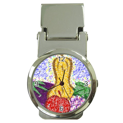 Fruit and Veggies Money Clip Watch from ArtsNow.com Front