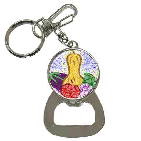 Fruit and Veggies Bottle Opener Key Chain from ArtsNow.com Front