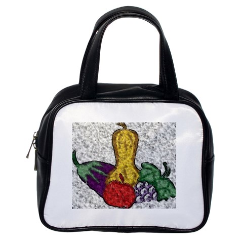 Fruit and Veggies Classic Handbag (One Side) from ArtsNow.com Front