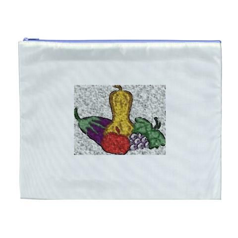 Fruit and Veggies Cosmetic Bag (XL) from ArtsNow.com Front