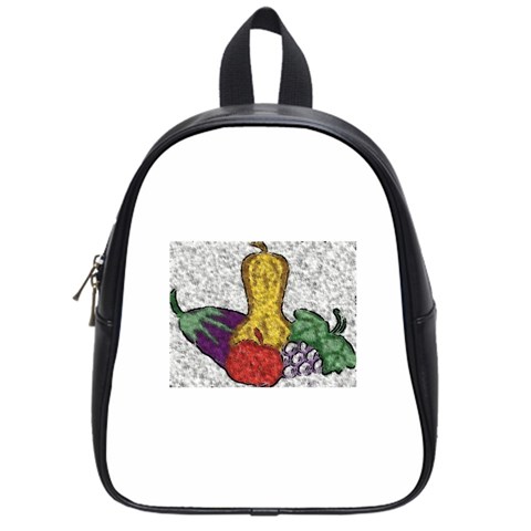 Fruit and Veggies School Bag (Small) from ArtsNow.com Front