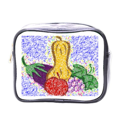 Fruit and Veggies Mini Toiletries Bag (One Side) from ArtsNow.com Front