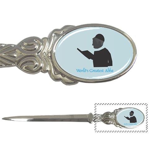 World s Best Father (English) Letter Opener from ArtsNow.com Front