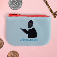 World s Best Father (English) Mini Coin Purse from ArtsNow.com Front