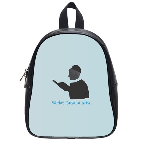 World s Best Father (English) School Bag (Small) from ArtsNow.com Front