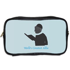 World s Best Father (English) Toiletries Bag (Two Sides) from ArtsNow.com Back