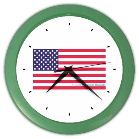 American Jew Color Wall Clock from ArtsNow.com Front