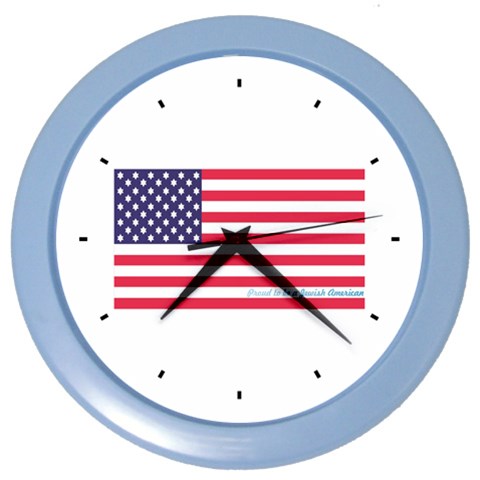 American Jew Color Wall Clock from ArtsNow.com Front